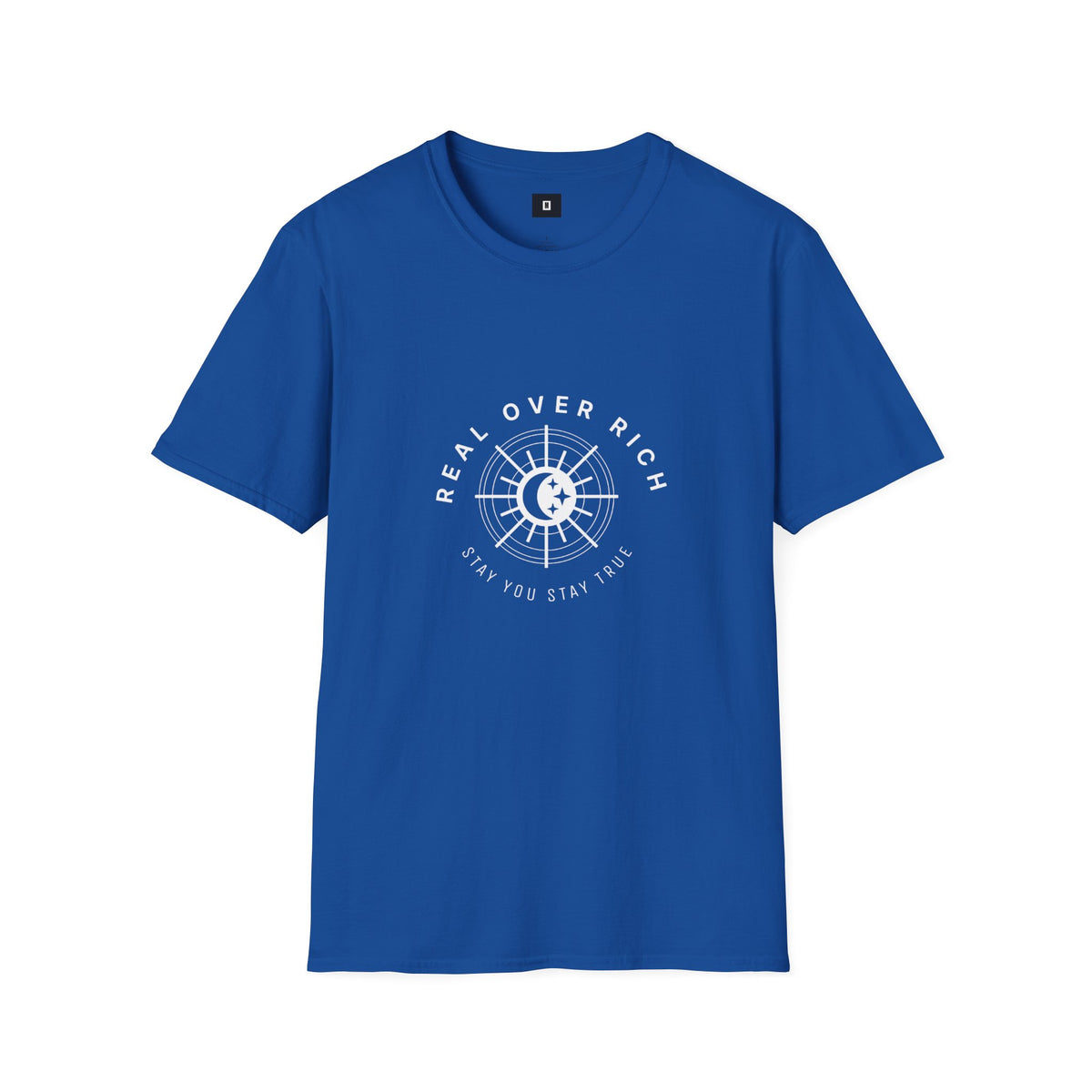 Real Over Rich ( Unisex Softstyle T-Shirt )