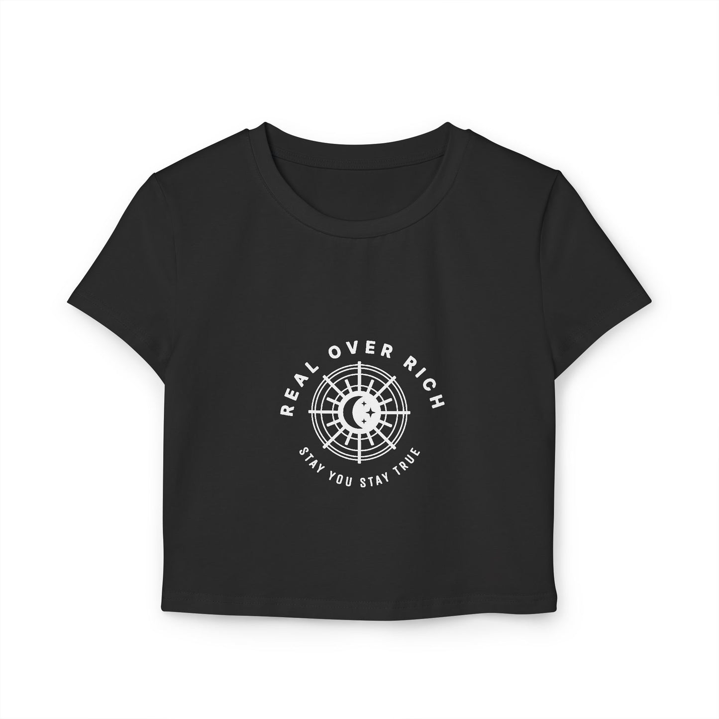 Real Over Rich ( Women's Baby Tee )