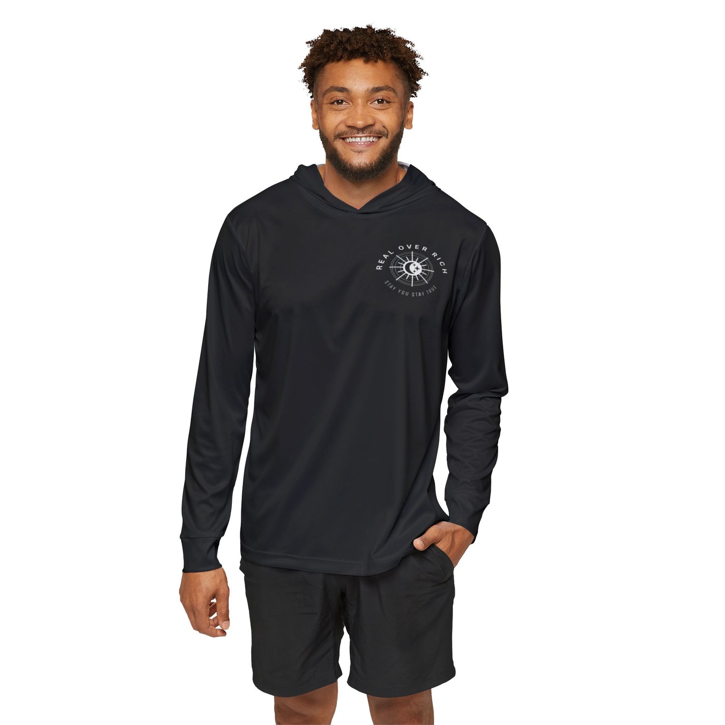 Real Over Rich ( Men's Sports Warmup Hoodie )