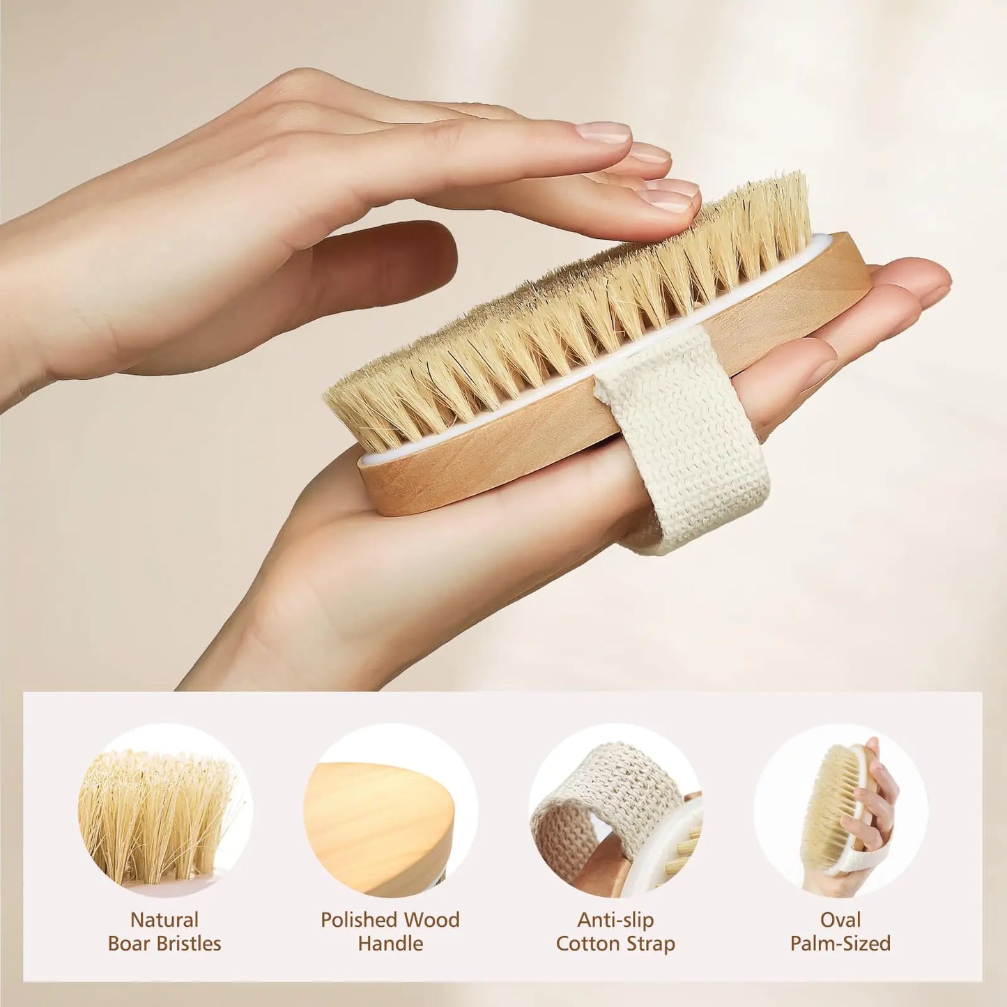 We Heal Hearts Dry Brushing Body Brush