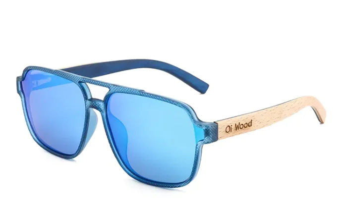 Maataji presents Vintage Wooden Polarized Sunglasses – Eco-Friendly UV Protection