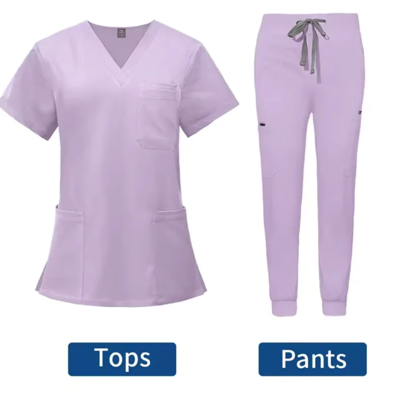 We Heal Hearts Presents ( Medical Scrubs Jogger Set )