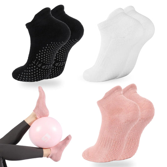 Real Over Rich presents ( Grip Yoga Pilates Socks )