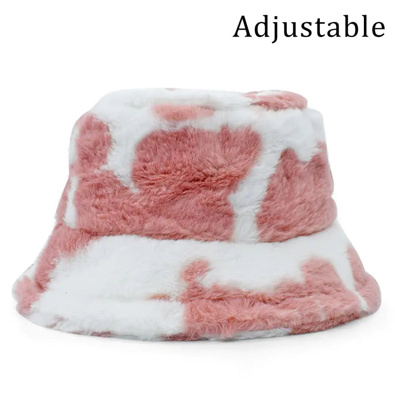 Maataji Winter Fluffy Bucket Hats