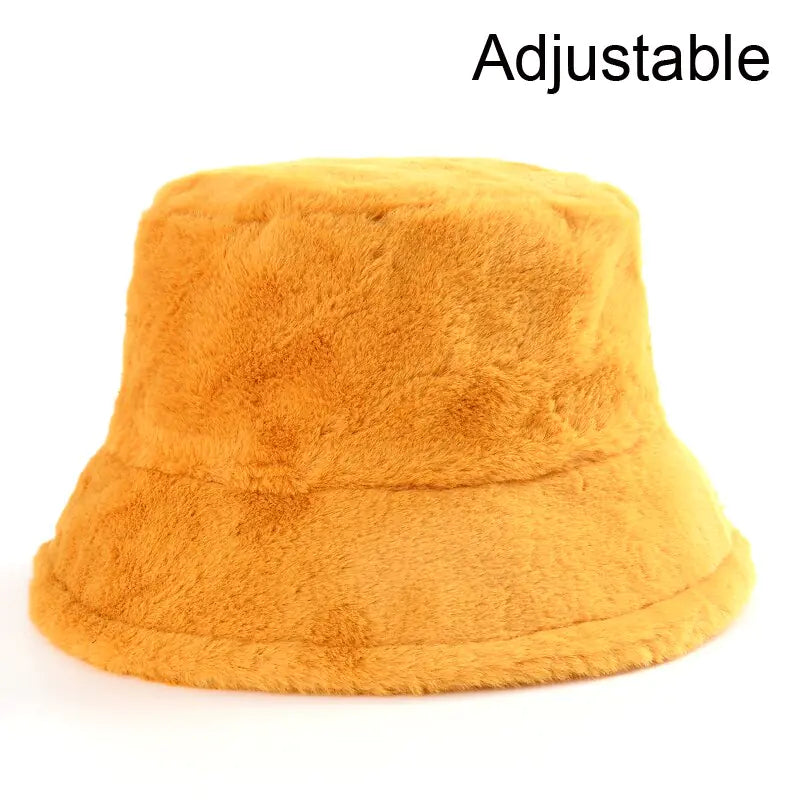 Maataji Winter Fluffy Bucket Hats