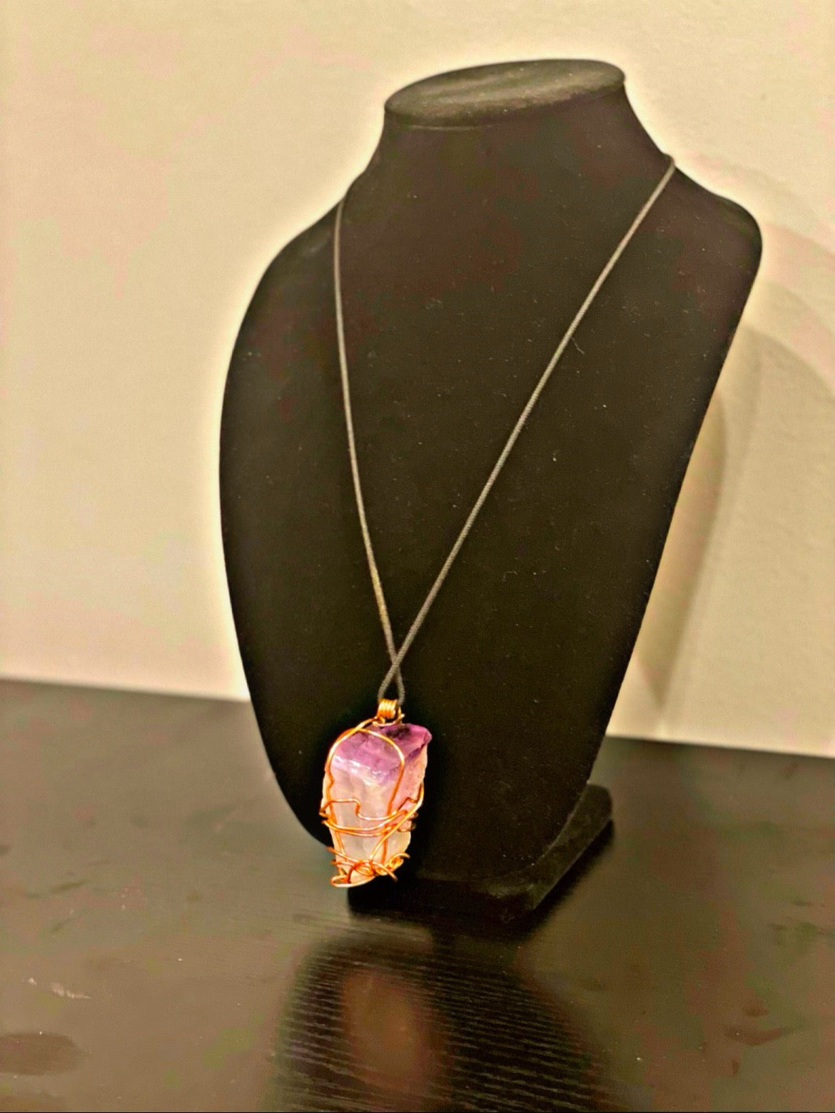 Amethyst Chain ( Wrapped In Copper)