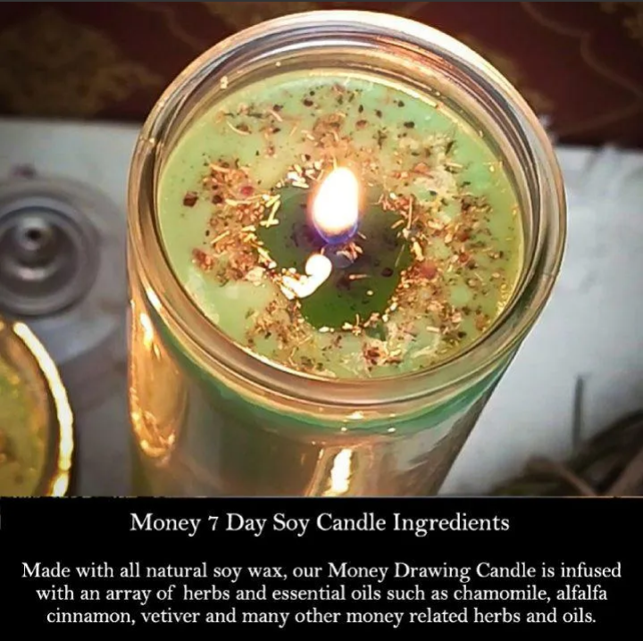 7 Day Soy ( Money Drawing Candle )