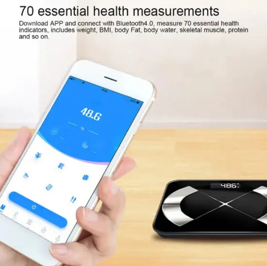 We Heal Hearts Presents ( Bluetooth LED Body Fat scale )