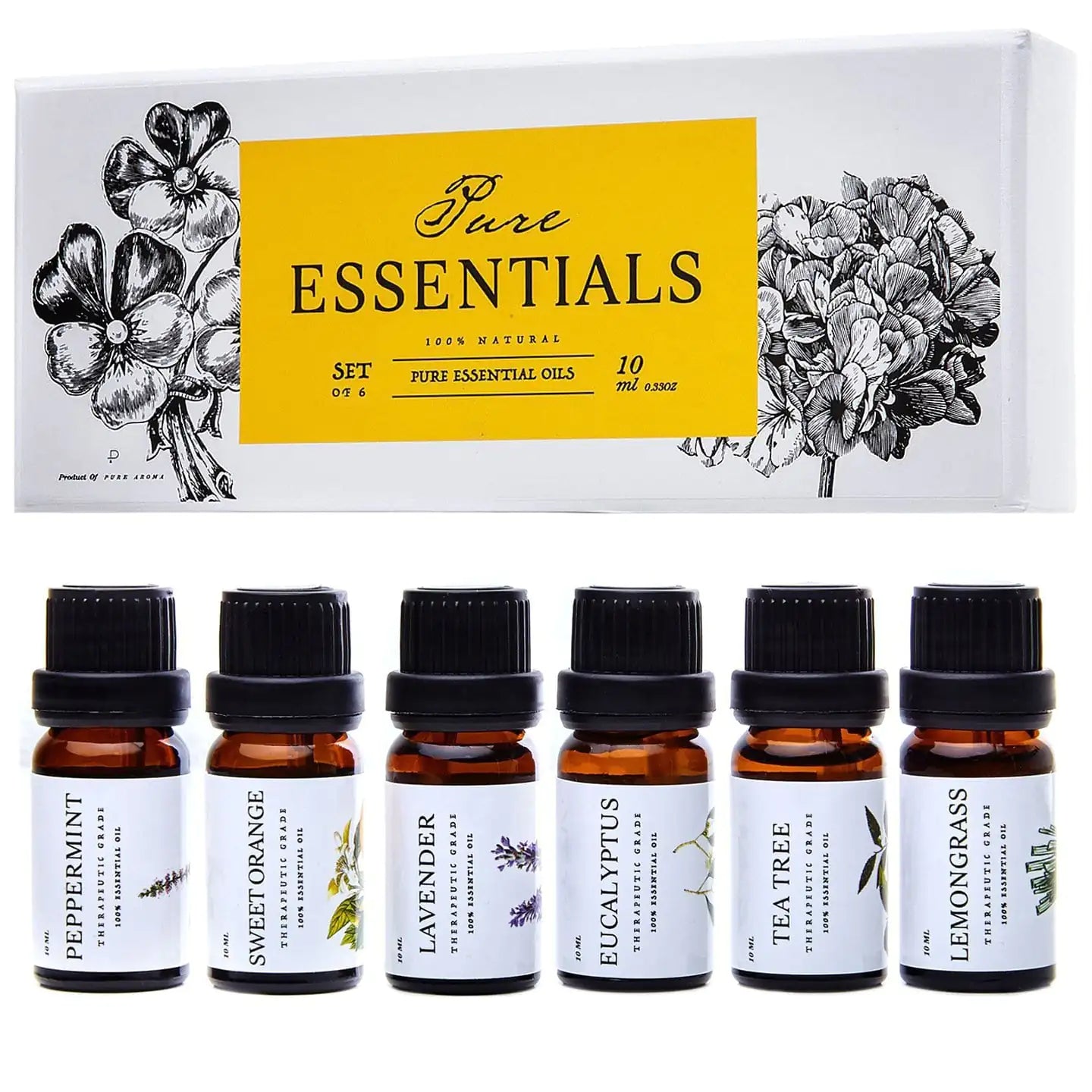 We Heal Hearts Presents ( Pure Essential Oils 6 Pack )