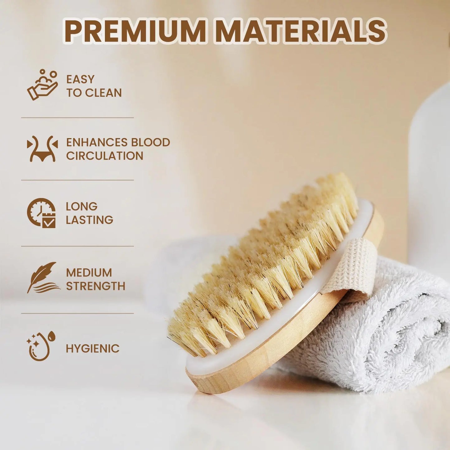 We Heal Hearts Dry Brushing Body Brush