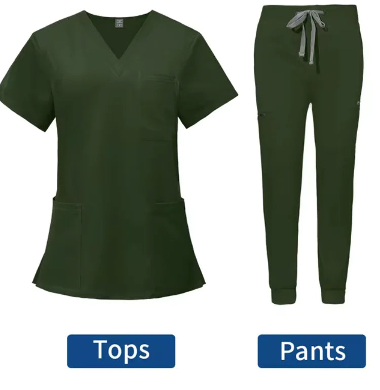 We Heal Hearts Presents ( Medical Scrubs Jogger Set )