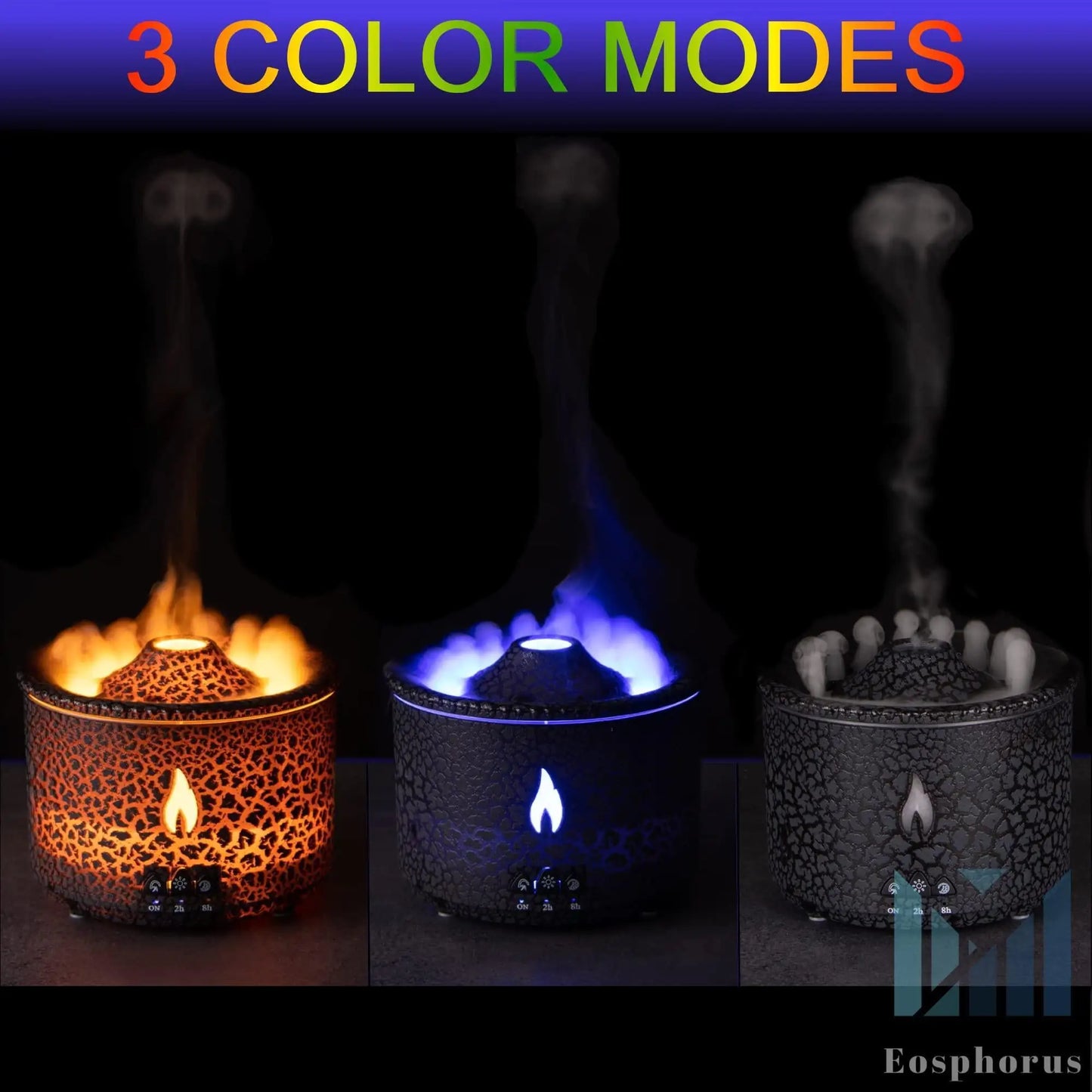 Volcano Diffuser for Essential Oils Aromatherapy Humidifier Diffuser