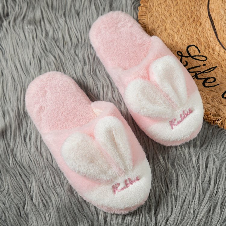 Maataji presents ( Rabbit Ears Round Toe Slippers )