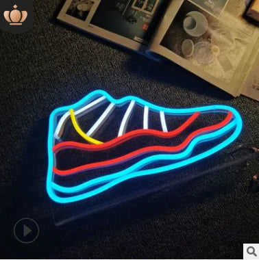 Shoes Neon LED Light Sign Board Display