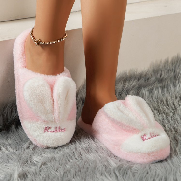 Maataji presents ( Rabbit Ears Round Toe Slippers )