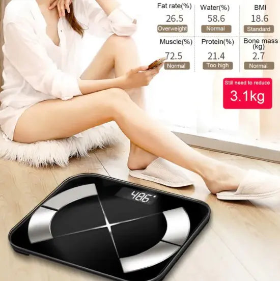 We Heal Hearts Presents ( Bluetooth LED Body Fat scale )