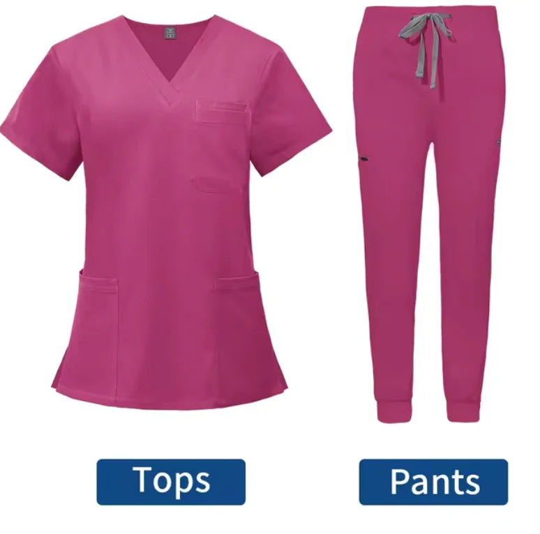 We Heal Hearts Presents ( Medical Scrubs Jogger Set )