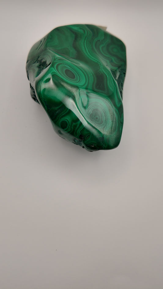 Malachite Crystal Stone Polished Medium size ( Rare )