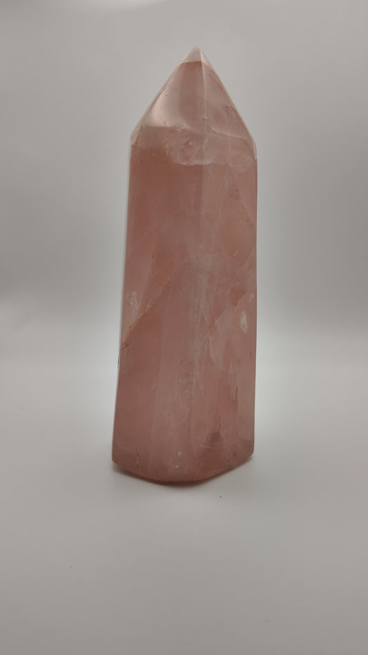 Rose Quartz Crystal Tower ( Huge )