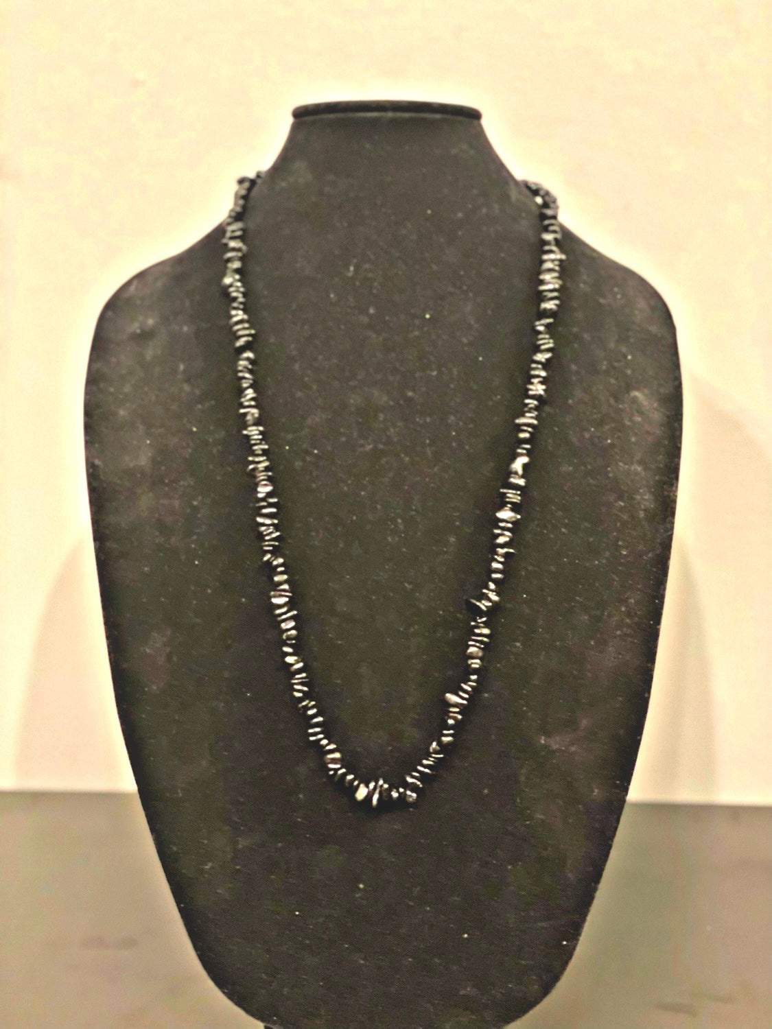 Obsidian Crystal Chain