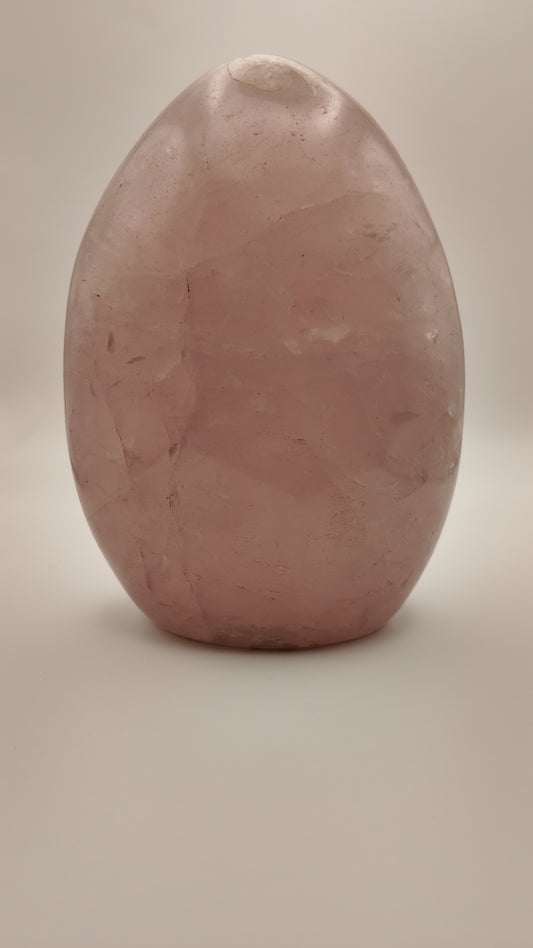 Rose Quartz Polished Stone ( Huge )