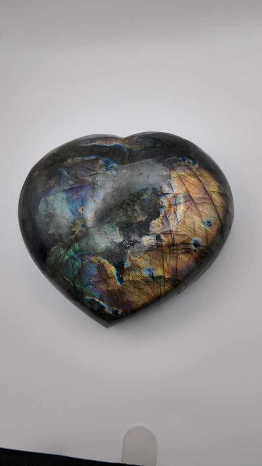Labrodite Heart Crystal