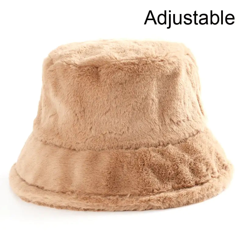 Maataji Winter Fluffy Bucket Hats