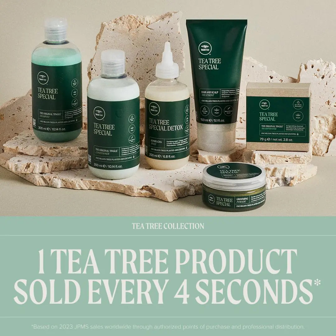 We Heal Hearts Tea Tree Hair and Body Moisturizer Leave-In Conditioner, Body Lotion, After-Shave Cream, For All Hair + Skin Types 2.5 Fl Oz (Pack of 1)