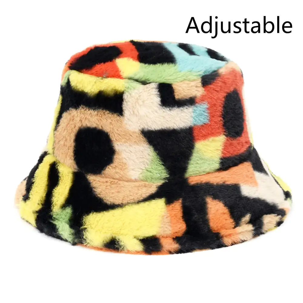 Maataji Winter Fluffy Bucket Hats