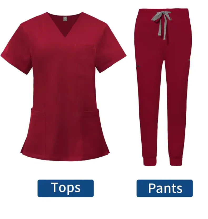 We Heal Hearts Presents ( Medical Scrubs Jogger Set )